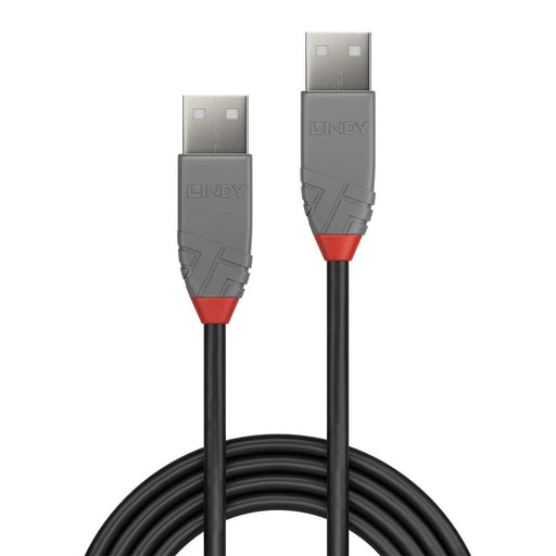 Lindy 3m USB 2.0 Type A to A Cable, Anthra Line | 36694 USB Cable Lindy