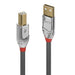 Lindy 3m USB 2.0 Type A to B Cable, Cromo Line | 36643 USB Cable Lindy