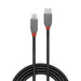 Lindy 3m USB 2.0 Type C to Micro-B Cable, Anthra Line | 36893 USB-C Cable Lindy
