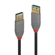 Lindy 3m USB 3.2 Type A Extension Cable, 5Gbps, Anthra Line | 36763 USB Cable Lindy