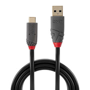 Lindy 3m USB 3.2 Type A to C Cable, 10Gbps, Anthra Line | 36919 USB Cable Lindy