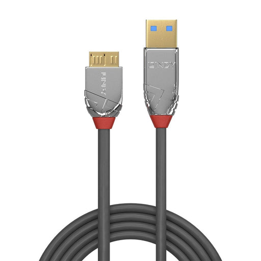 Lindy 3m USB 3.2 Type A to Micro-B Cable, 5Gbps, Cromo Line | 36659 USB Cable Lindy