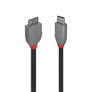 Lindy 3m USB 3.2 Type C to Micro-B Cable, Anthra Line | 36623 USB Cable Lindy