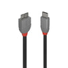 Lindy 3m USB 3.2 Type C to Micro-B Cable, Anthra Line | 36623