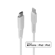 Lindy 3m USB Type C to Lightning Cable White | 31318 USB Cable Lindy