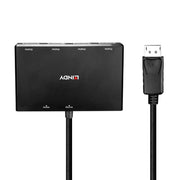Lindy 4 Port Display Port 1.2 MST Hub | 38431 USB Hub & Docking Station Lindy
