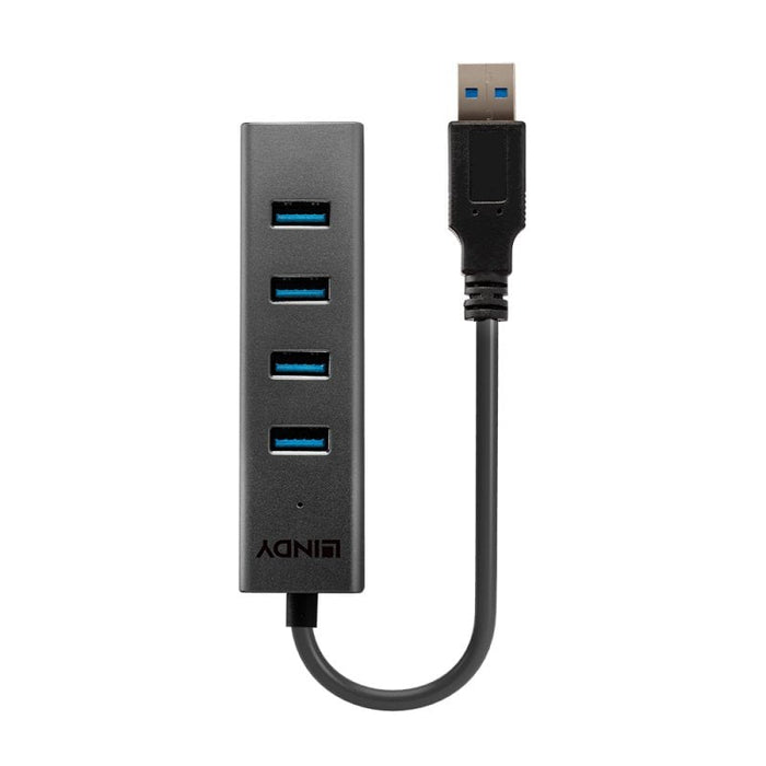 Lindy 4 Port USB 3.0 Hub | 43324 USB Hub & Docking Station Lindy