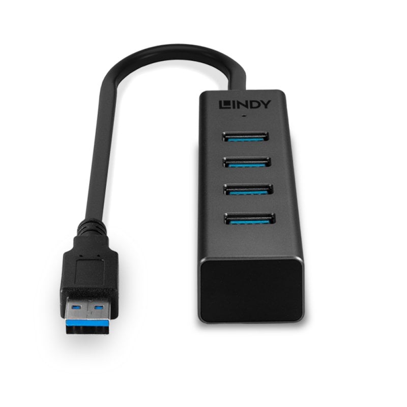 Lindy 4 Port USB 3.0 Hub | 43324 USB Hub & Docking Station Lindy