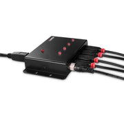 Lindy 4 Port USB 3.0 Metal Hub | 43374 USB Hub & Docking Station Lindy