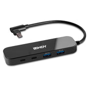 Lindy 4 Port USB 3.2 Gen 2 Hub | 43334 USB Hub & Docking Station Lindy