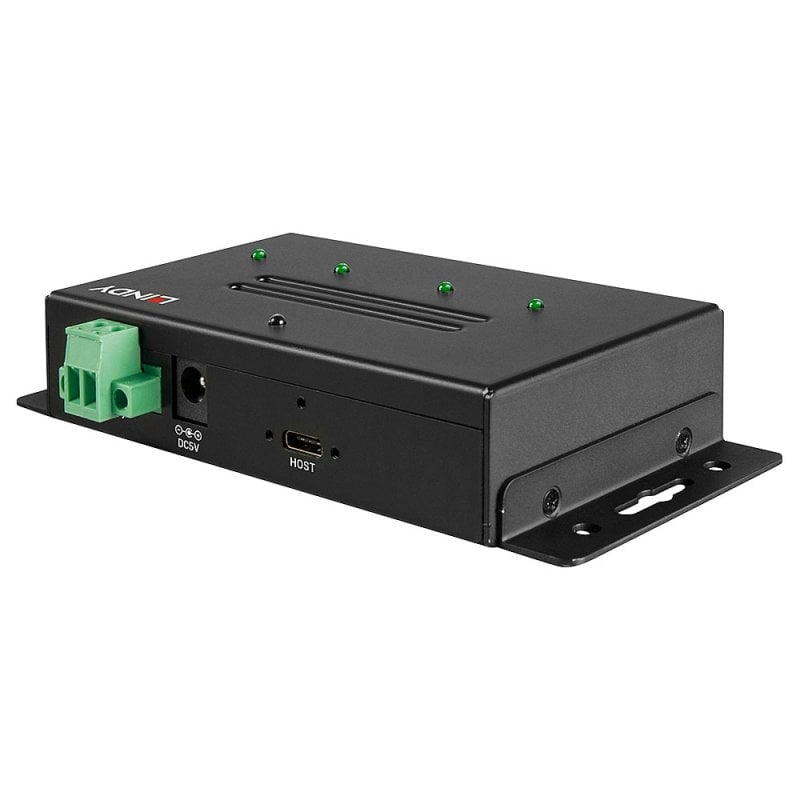 Lindy 4 Port USB 3.2 Gen 2 Type C Metal Hub | 43094 USB Hub & Docking Station Lindy