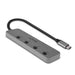 Lindy 4 Port USB 3.2 Type C Hub with On/Off Switches | 43383 USB Hub & Docking Station Lindy