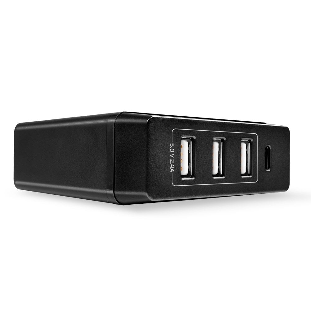 Lindy 4 Port USB Type C & A Smart Charger with Power Delivery, 72W | 73329 Power & Charging Lindy