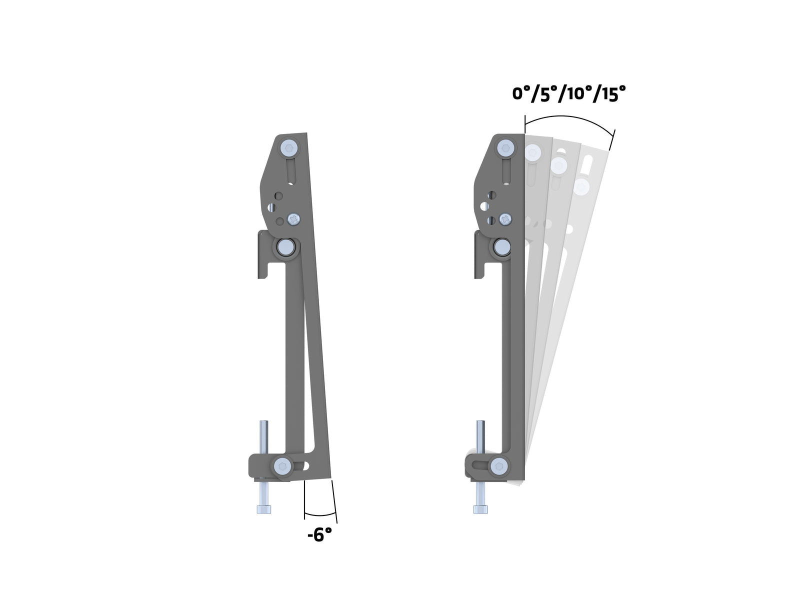 Multibrackets M Menu Board Pro 5-Screen Ceiling Mount For 32"-43" Screen | VESA 200x200 Ceiling Mount Bracket Multibrackets