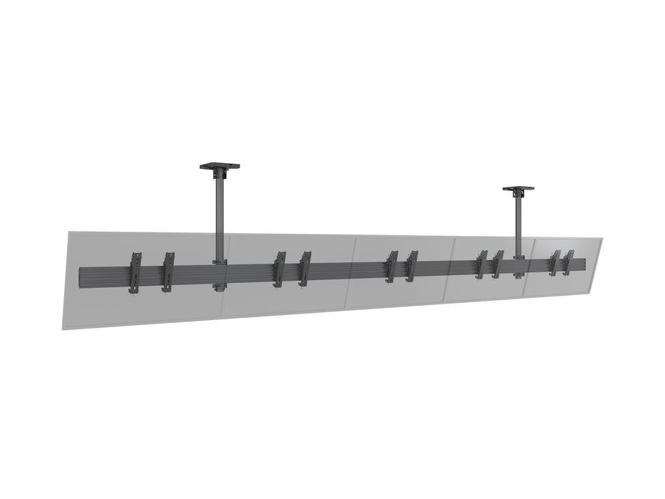 Multibrackets M Menu Board Pro 5-Screen Ceiling Mount For 32"-43" Screen | VESA 200x200
