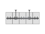 Multibrackets M Menu Board Pro 5-Screen Ceiling Mount For 32"-43" Screen | VESA 200x200 Ceiling Mount Bracket Multibrackets