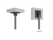 Multibrackets M Menu Board Pro 5-Screen Ceiling Mount For 32"-43" Screen | VESA 200x200 Ceiling Mount Bracket Multibrackets