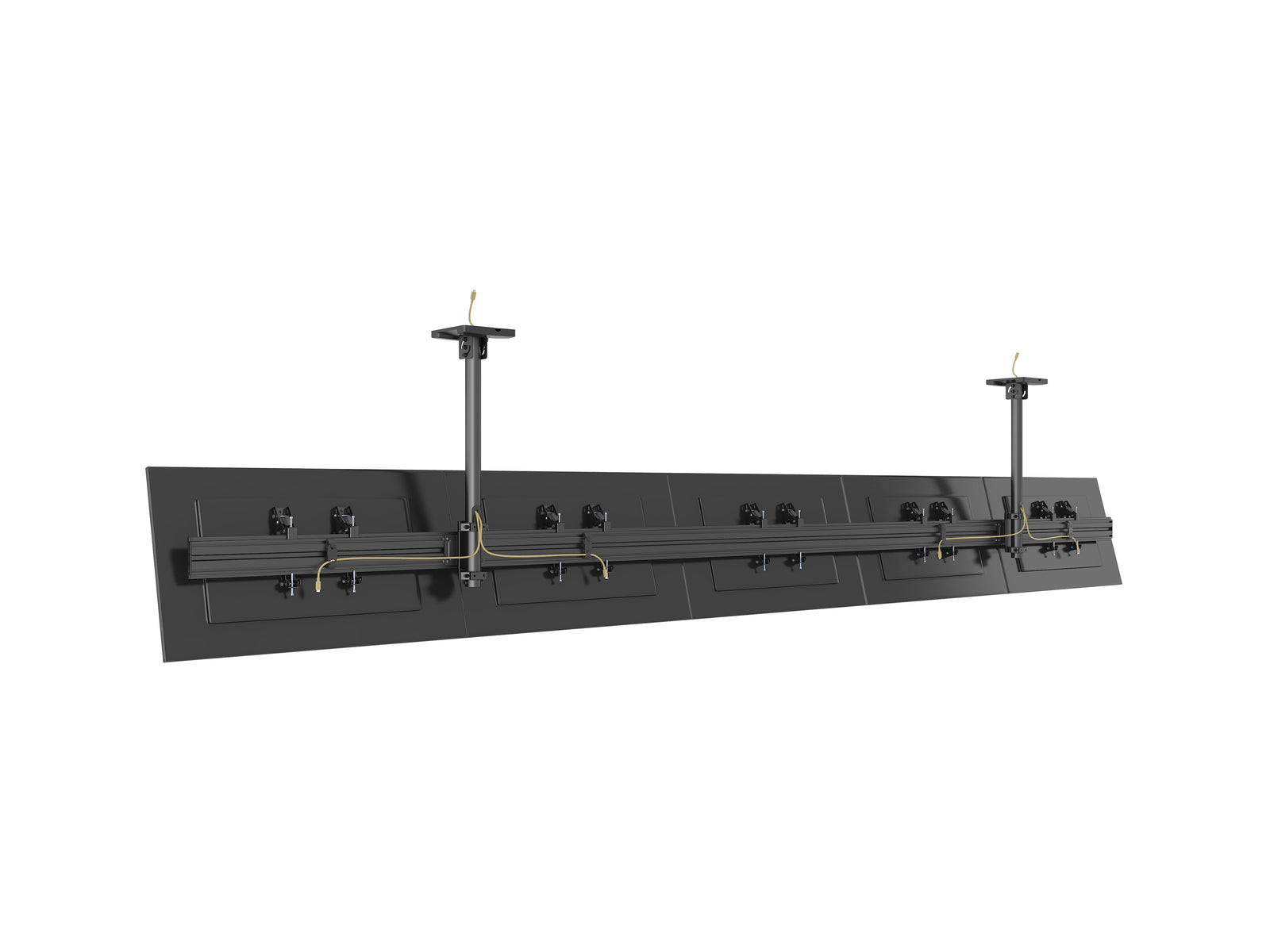 Multibrackets M Menu Board Pro 5-Screen Ceiling Mount For 32"-43" Screen | VESA 200x200 Ceiling Mount Bracket Multibrackets
