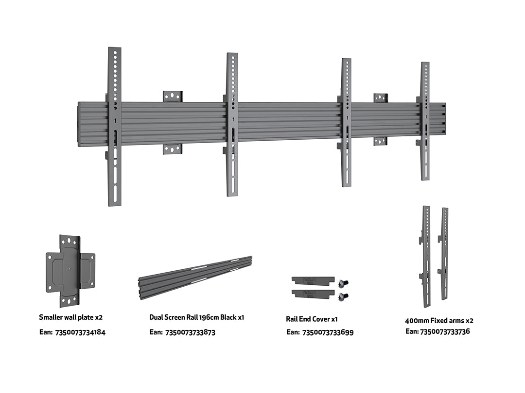 Multibrackets MBW2U Fixed M Wallmount Pro - (40"-65") Wall Mount Bracket Multibrackets