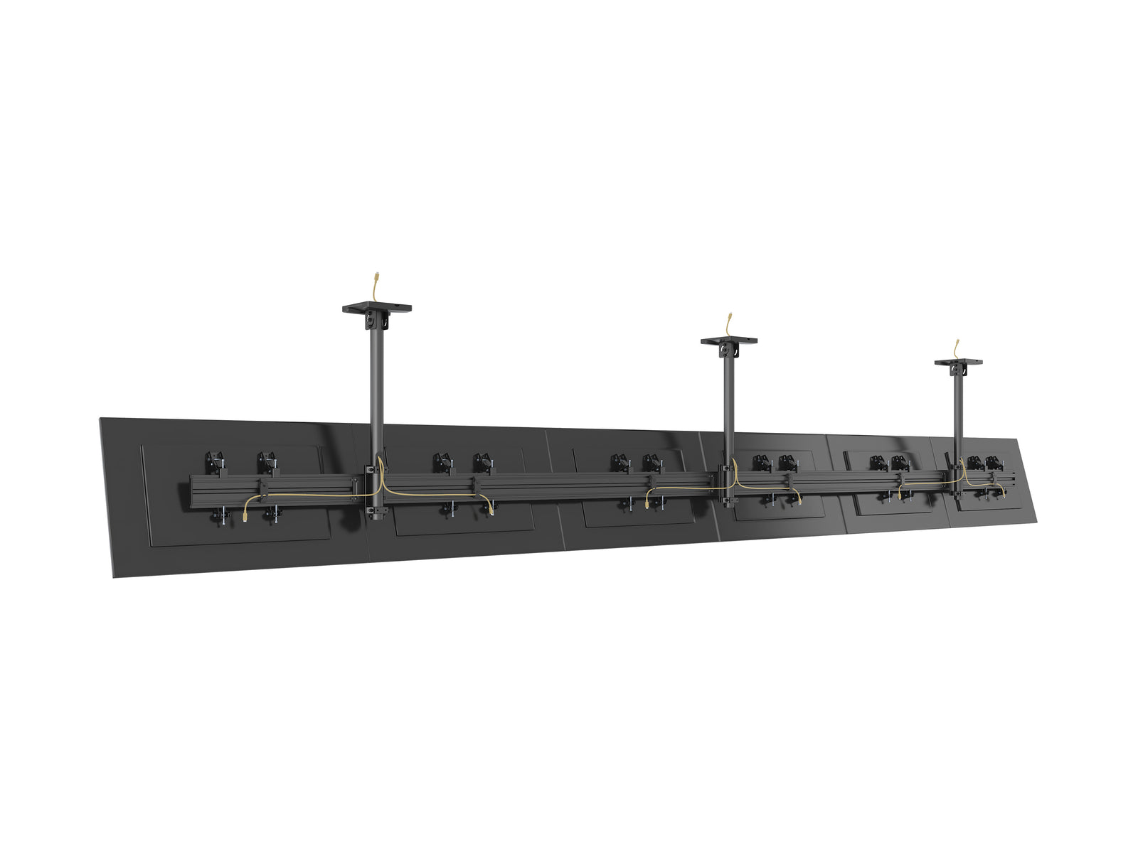 Multibrackets M Menu Board Pro 6-Screen Ceiling Mount For 32"-43" Screen | VESA 200x200 Ceiling Mount Bracket Multibrackets