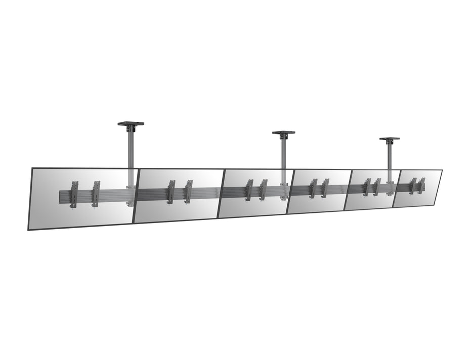 Multibrackets M Menu Board Pro 6-Screen Ceiling Mount For 32"-43" Screen | VESA 200x200