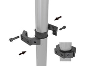 Multibrackets M Menu Board Pro 6-Screen Ceiling Mount For 32"-43" Screen | VESA 200x200 Ceiling Mount Bracket Multibrackets