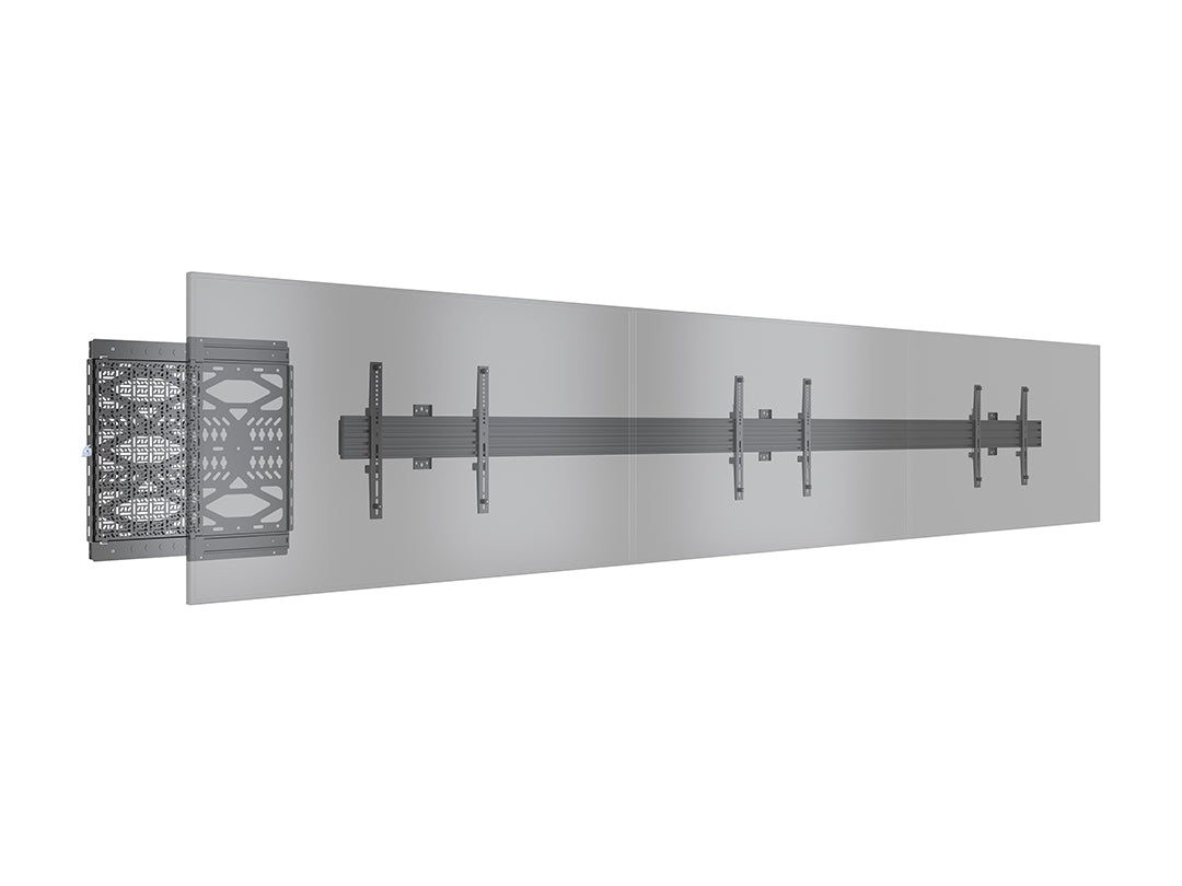 Multibrackets MBW3U M Wallmount Pro Fixed Black - Up to 40"-75" Screen Wall Mount Bracket Multibrackets