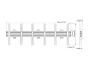 Multibrackets MBW3U M Wallmount Pro Fixed Black - Up to 40"-75" Screen Wall Mount Bracket Multibrackets