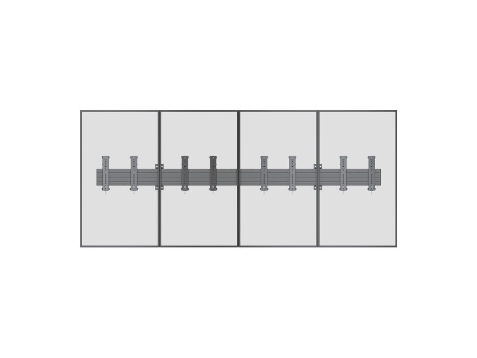 Multibrackets M Menu Board Pro 4-Screen Wall Mount For 32"-43" Screen | VESA 200x200
