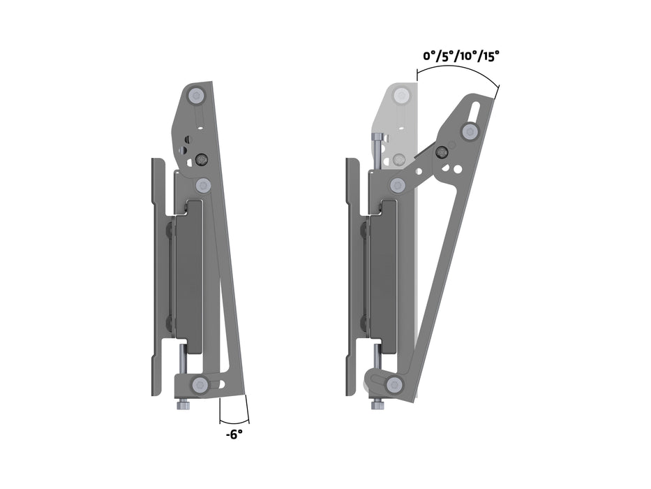 Multibrackets M Menu Board Pro 5-Screen Wall Mount For 32"-43" Screen | VESA 200x200