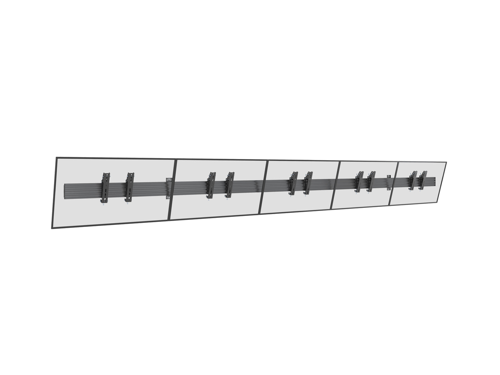 Multibrackets M Menu Board Pro 5-Screen Wall Mount For 32"-43" Screen | VESA 200x200 Wall Mount Bracket Multibrackets