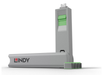 Lindy USB-C Port Blocker Kit, Green (1x Key, 4x Locks) | 40426 Port Blockers Lindy
