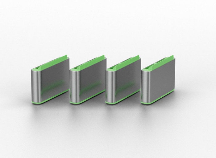 Lindy USB-C Port Blocker Kit, Green (1x Key, 4x Locks) | 40426 Port Blocker Lindy