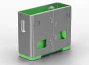 Lindy USB-A Port Blocker Extra Lock Pack, Green (10x Locks) | 40461 Port Blocker Lindy