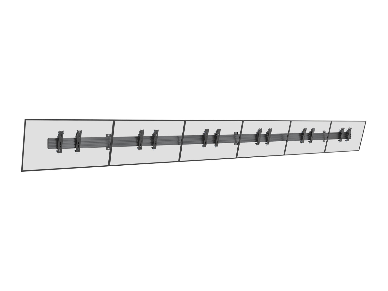 Multibrackets M Menu Board Pro 6-Screen Wall Mount For 32"-43" Screen | VESA 200x200 Wall Mount Bracket Multibrackets
