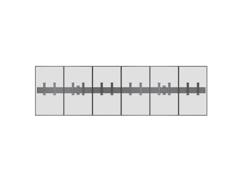 Multibrackets M Menu Board Pro 6-Screen Wall Mount For 32"-43" Screen | VESA 200x200