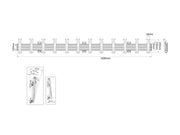 Multibrackets M Menu Board Pro 6-Screen Wall Mount For 32"-43" Screen | VESA 200x200 Wall Mount Bracket Multibrackets