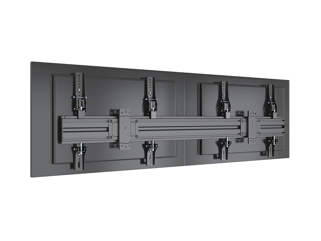 Multibrackets MBW2U Tilt 40"-65" Pro Series Wall Mount For 2 Screen Wall Mount Bracket Multibrackets