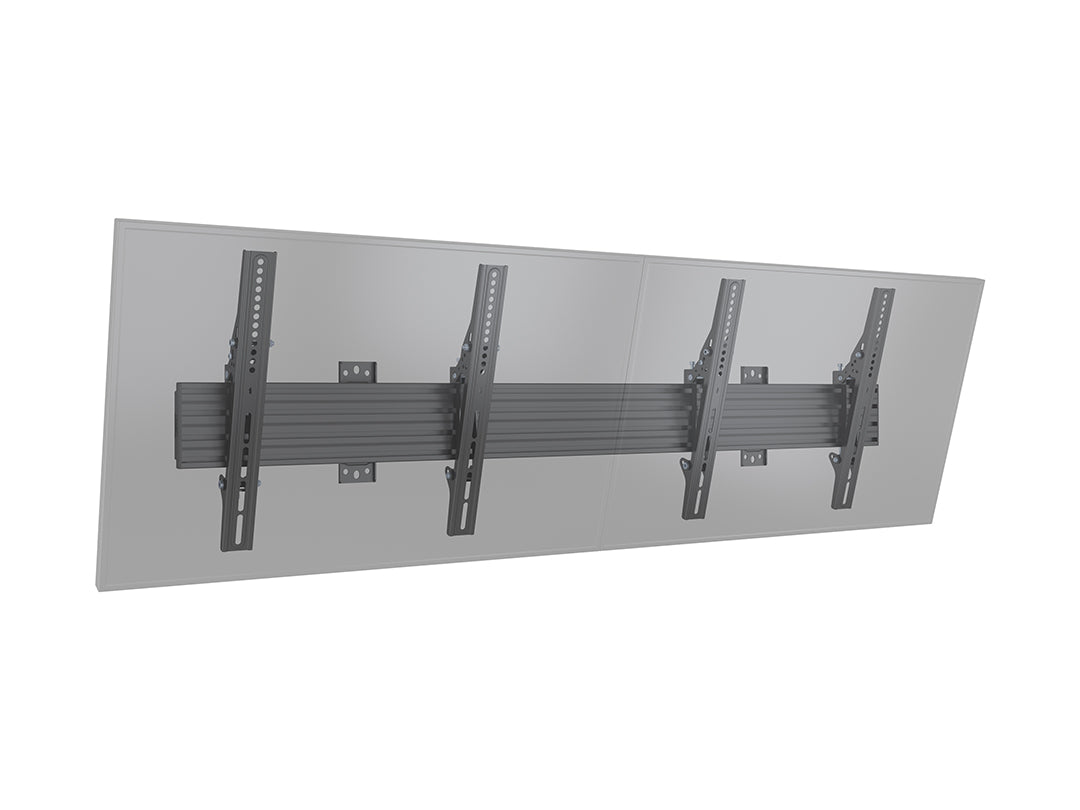 Multibrackets MBW2U Tilt 40"-65" Pro Series Wall Mount For 2 Screen Wall Mount Bracket Multibrackets