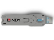 Lindy USB-A Port Blocker Extra Key, Blue (1x Key) | 40622 Port Blocker Lindy