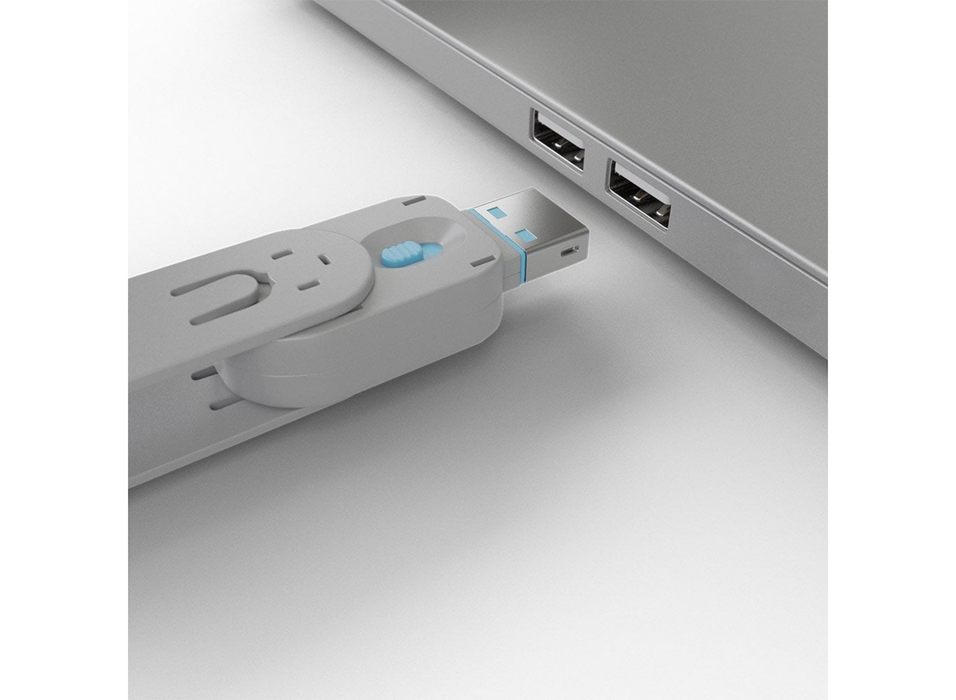 Lindy USB-A Port Blocker Extra Key, Blue (1x Key) | 40622 Port Blockers Lindy