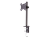 Lindy Single Display Short Bracket with Pole and Desk Clamp For 17" - 28" Screens | 40656 Monitor Mounts & Stands Lindy