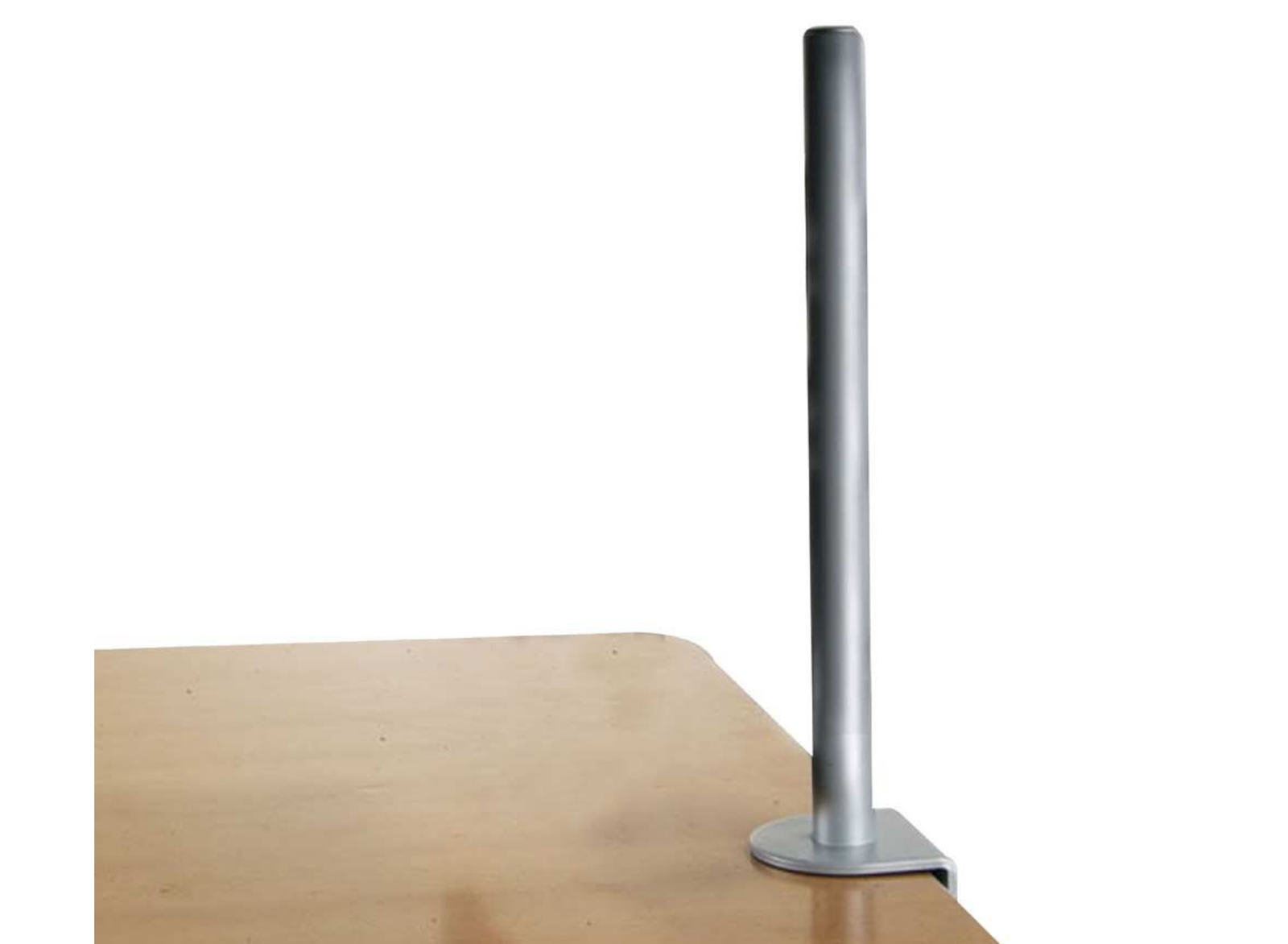 Lindy 450mm Desk Clamp Pole - Silver | 40692 Pole Mount Lindy