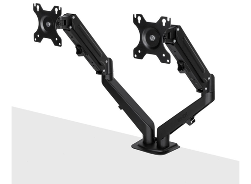 Lindy Dual Mount Desktop Gas Spring Arm For 17" - 27" Screens | 40708 Monitor Mounts & Stands Lindy