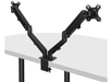 Lindy Dual Mount Desktop Gas Spring Arm For 17" - 27" Screens | 40708 Monitor Mounts & Stands Lindy