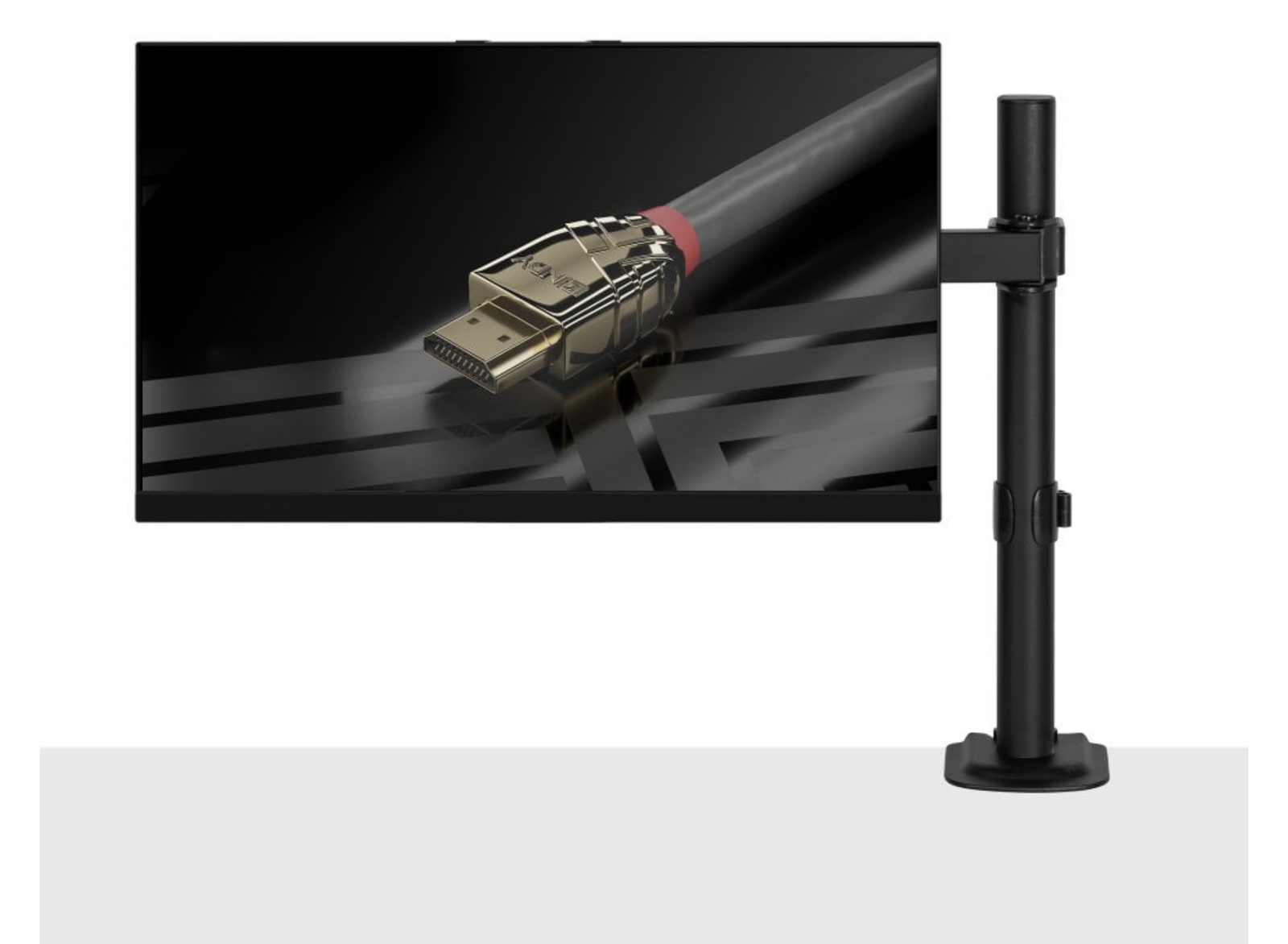 Lindy Single Adjustable Display Mount For 13" - 32" Screens | 40710 Monitor Arm Desk Mount Lindy