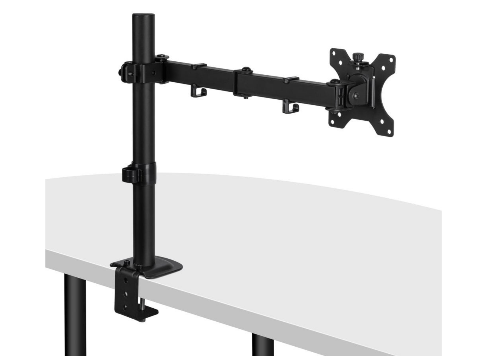 Lindy Single Adjustable Display Mount For 13" - 32" Screens | 40710 Monitor Arm Desk Mount Lindy