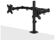 Lindy Dual Adjustable Display Mount For 13" - 32" Screens | 40711 Monitor Arm Desk Mount Lindy