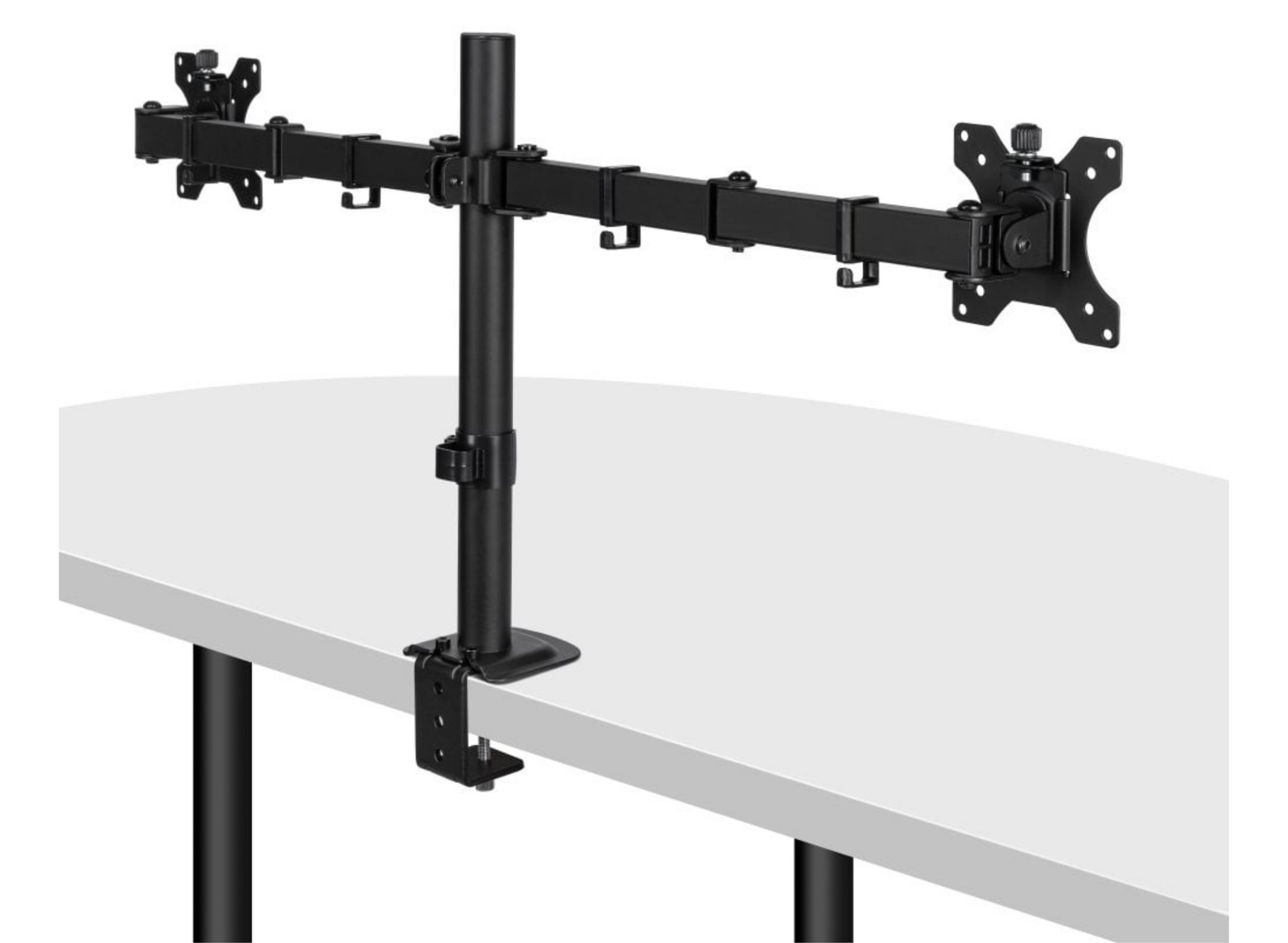 Lindy Dual Adjustable Display Mount For 13" - 32" Screens | 40711 Monitor Arm Desk Mount Lindy