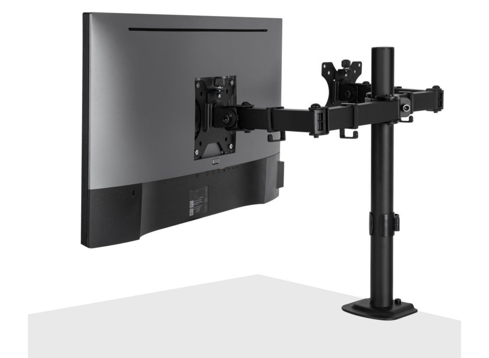 Lindy Dual Adjustable Display Mount For 13" - 32" Screens | 40711 Monitor Arm Desk Mount Lindy